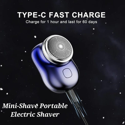 Mini-Shave Portable Electric Shaver,Electric Razor for Men